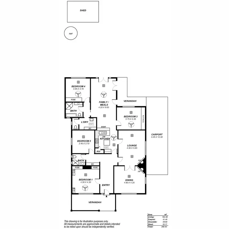 Floorplan of Homely house listing, 36 Sherbourne Road, Medindie Gardens SA 5081