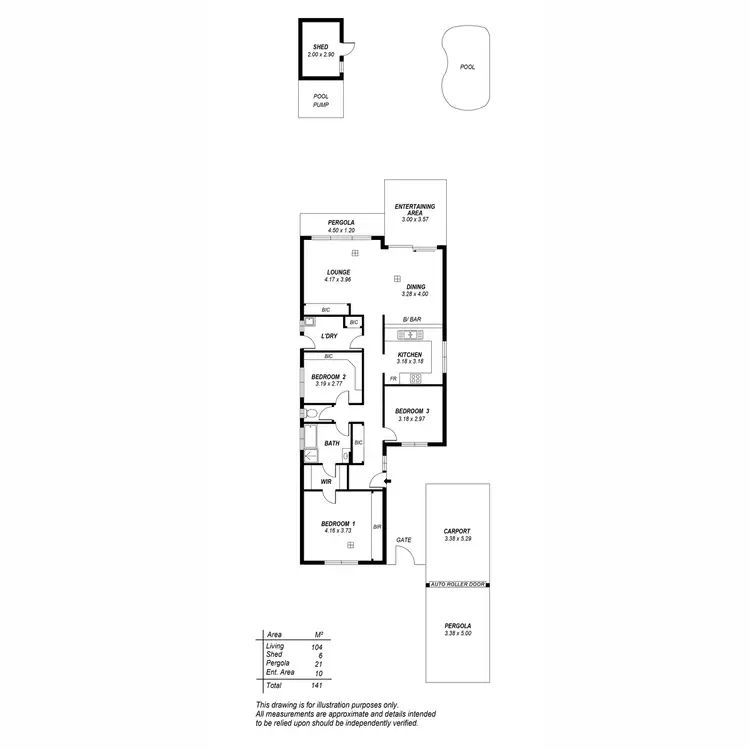 Floorplan of Homely house listing, 31a John Avenue, Tranmere SA 5073