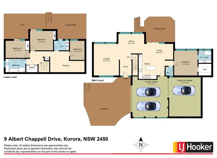 Floorplan of Homely house listing, 9 Albert Chappell Drive, Korora NSW 2450