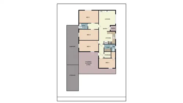 Floorplan of Homely house listing, 80 Thomas Street, Benalla VIC 3672