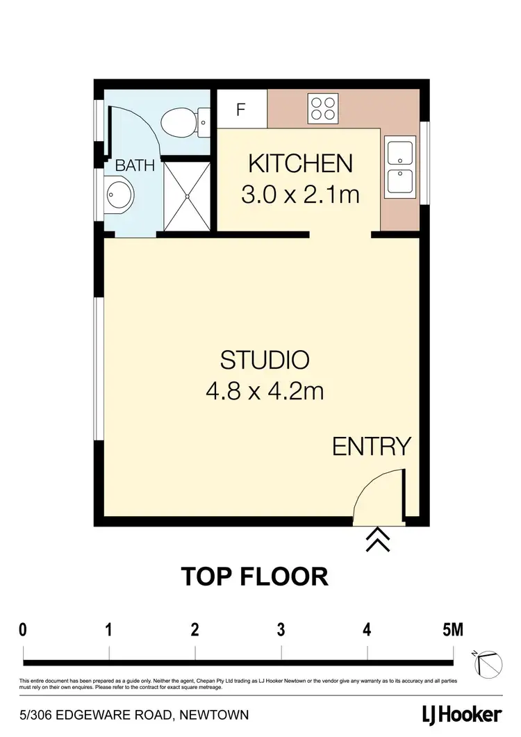 Floorplan of Homely apartment listing, 5/306 Edgeware Road, Newtown NSW 2042