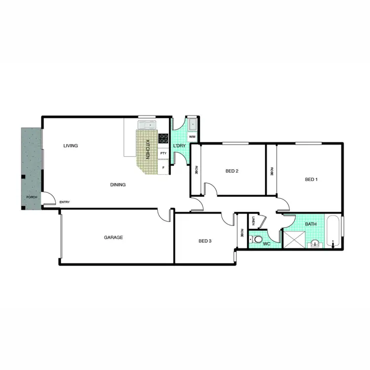 Floorplan of Homely house listing, 166 Macfarlane Burnet Avenue, Macgregor ACT 2615