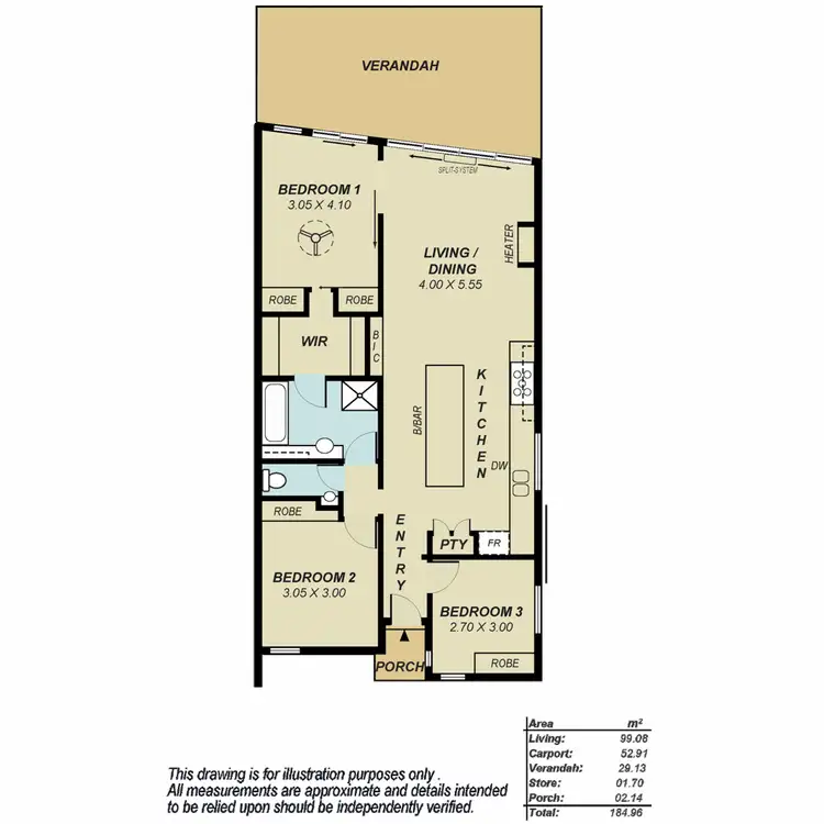 Floorplan of Homely house listing, 1A Chapel Lane, Mawson Lakes SA 5095