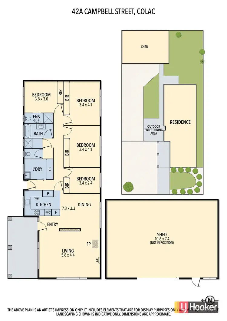 Floorplan of Homely house listing, 42A Campbell Street, Colac VIC 3250