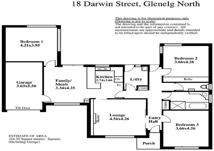 Floorplan of Homely house listing, 18 Darwin Street, Glenelg North SA 5045