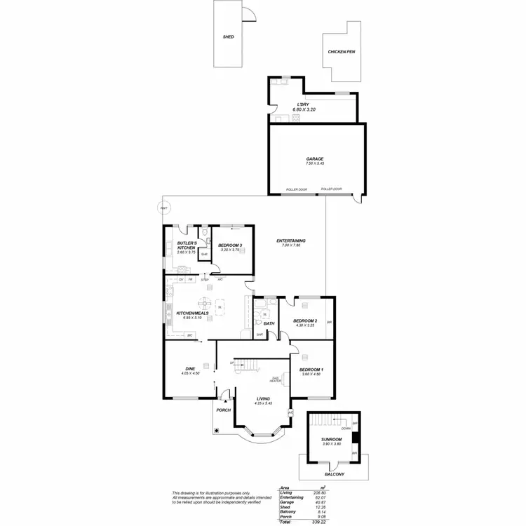 Floorplan of Homely house listing, 8 Park Crescent, Linden Park SA 5065