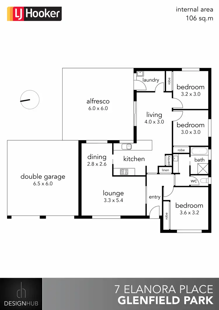 Floorplan of Homely house listing, 7 Elanora Place, Glenfield Park NSW 2650