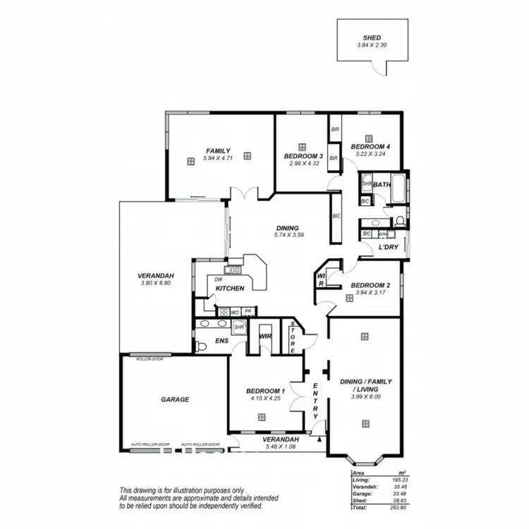 Floorplan of Homely house listing, 28 Swansea Circuit, Gulfview Heights SA 5096