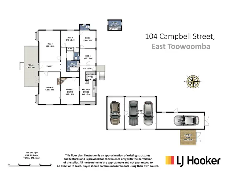 Floorplan of Homely house listing, 104 Campbell Street, East Toowoomba QLD 4350