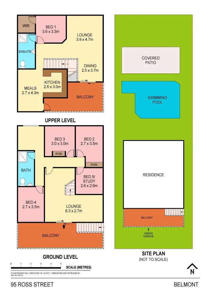 Floorplan of Homely house listing, 95 Ross Street, Belmont NSW 2280