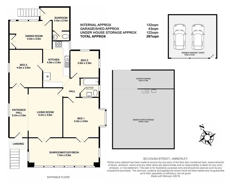 Floorplan of Homely house listing, 60 Cavan Street, Annerley QLD 4103
