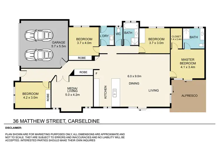 Floorplan of Homely house listing, 36 Matthew Street, Carseldine QLD 4034