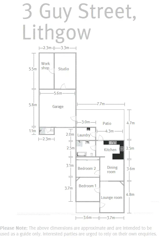Floorplan of Homely house listing, 3 Guy Street, Lithgow NSW 2790