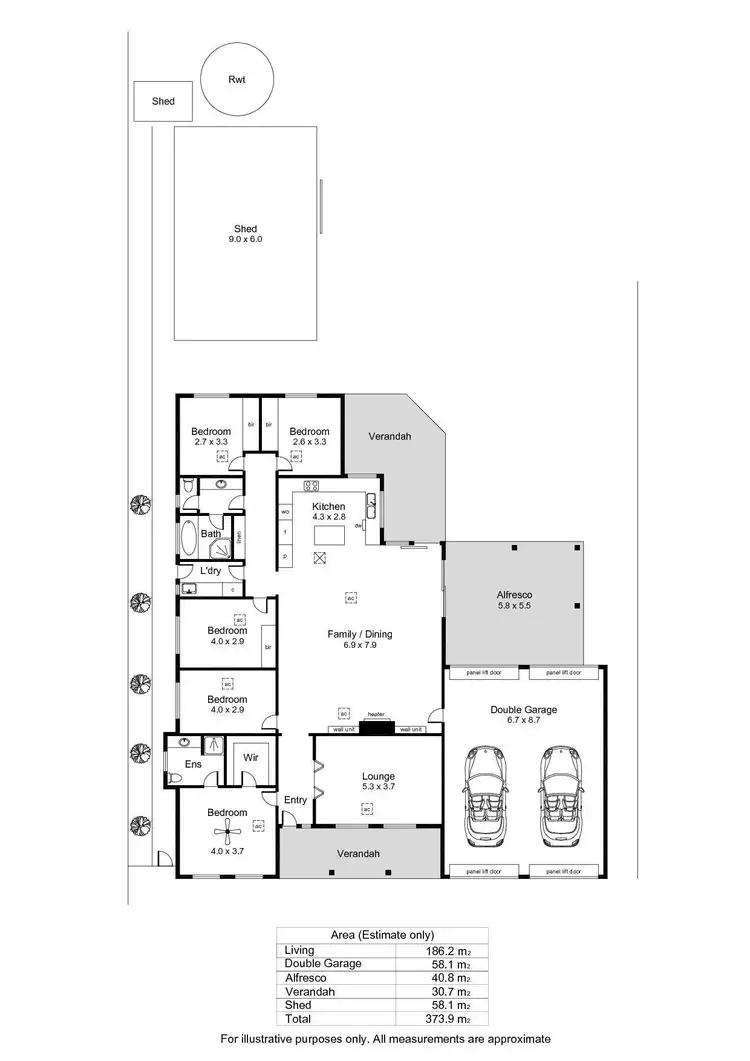 Floorplan of Homely house listing, 3 Nina Court, Salisbury Heights SA 5109