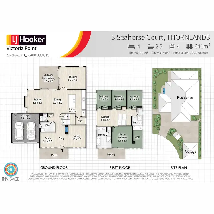 Floorplan of Homely house listing, 3 Seahorse Court, Thornlands QLD 4164