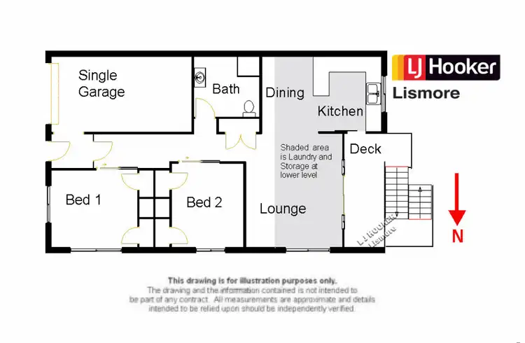 Floorplan of Homely house listing, 1/41 Invercauld Road, Goonellabah NSW 2480