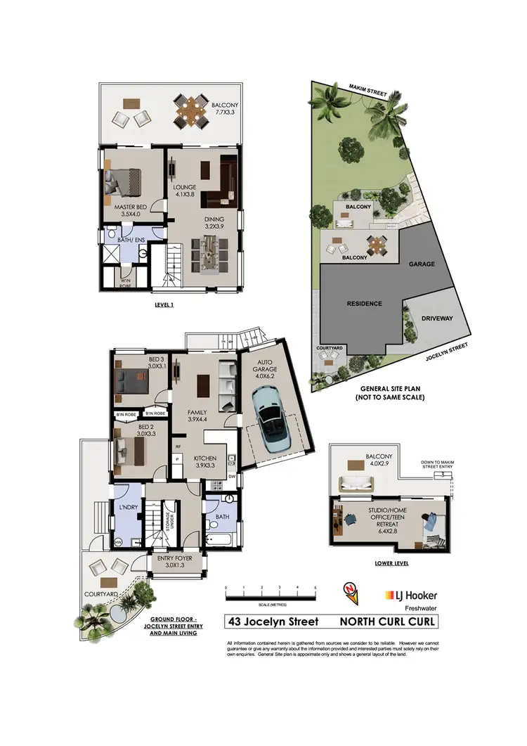 Floorplan of Homely house listing, 43 Jocelyn Street, North Curl Curl NSW 2099