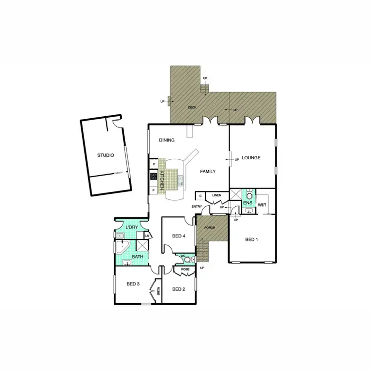 Floorplan of Homely house listing, 38 Brebner Street, Evatt ACT 2617