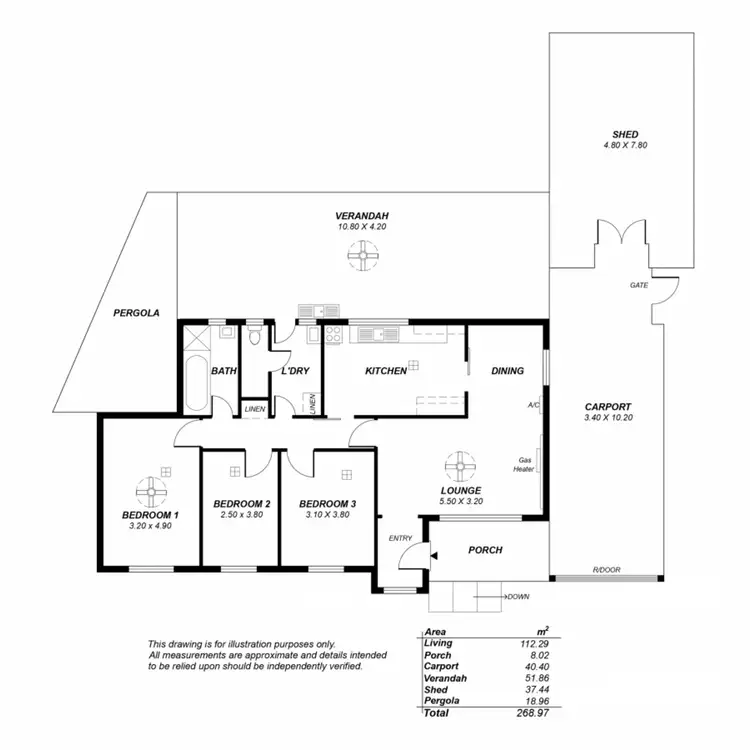 Floorplan of Homely house listing, 51 Hamblynn Road, Elizabeth Downs SA 5113