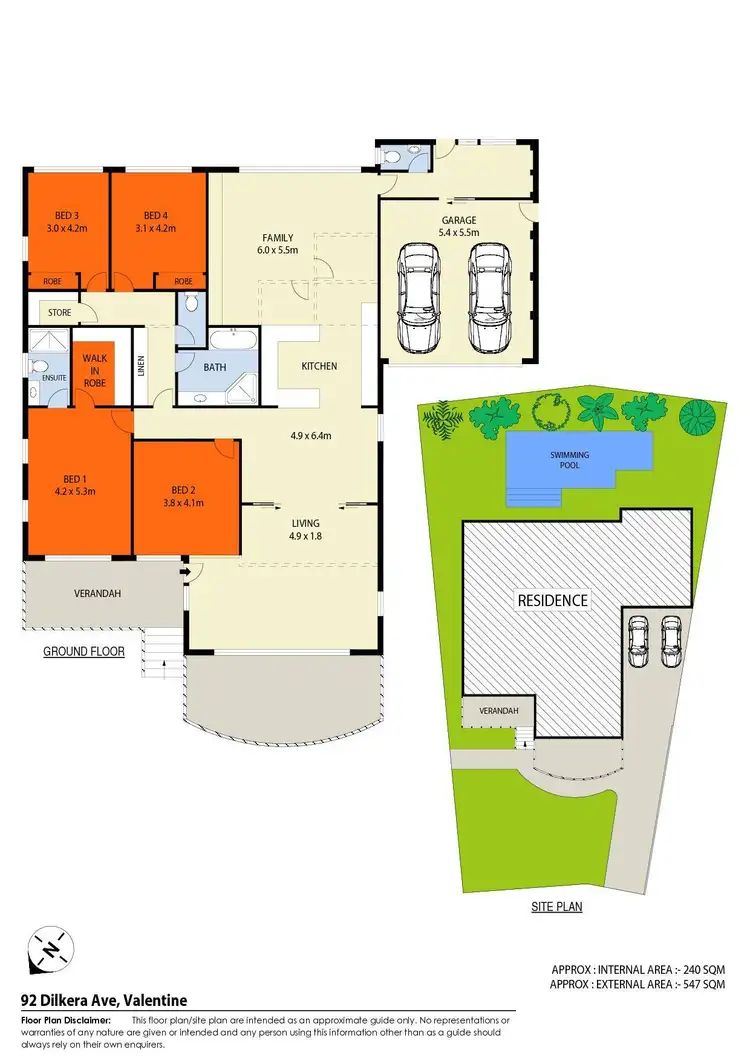 Floorplan of Homely house listing, 92 Dilkera Avenue, Valentine NSW 2280