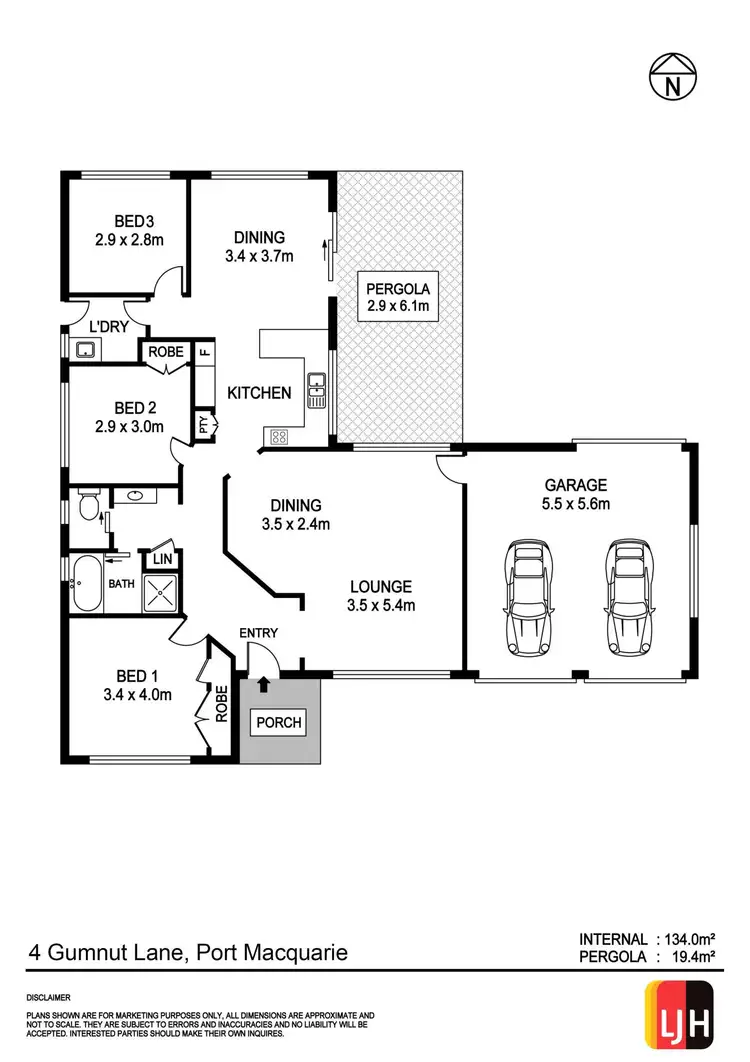 Floorplan of Homely house listing, 4 Gumnut Lane, Port Macquarie NSW 2444