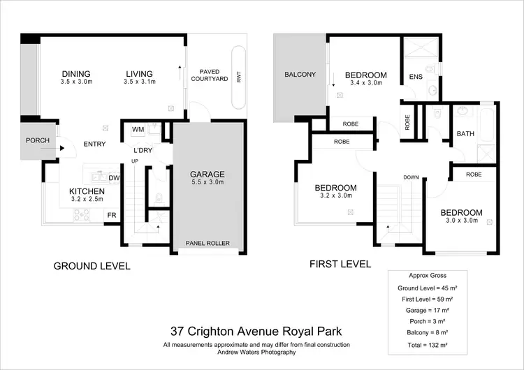Floorplan of Homely townhouse listing, 37 Crighton Avenue, Royal Park SA 5014