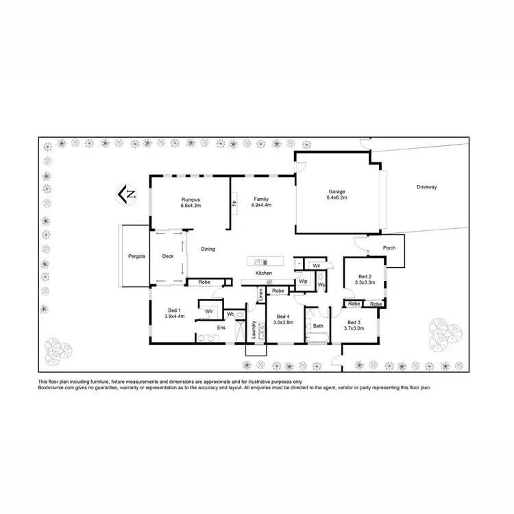 Floorplan of Homely house listing, 5 Japonica Way, Point Cook VIC 3030