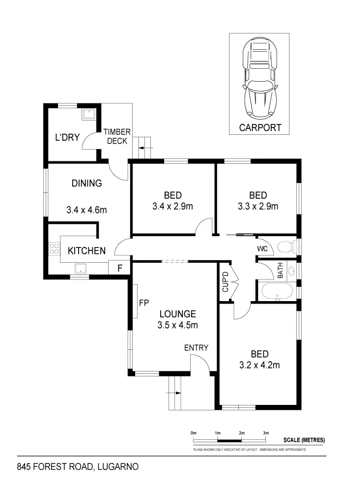 Floorplan of Homely house listing, 845 Forest Road, Lugarno NSW 2210