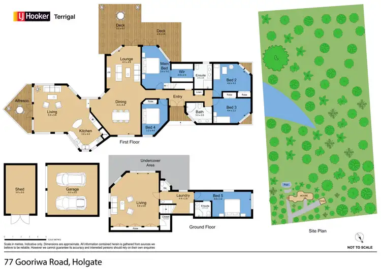 Floorplan of Homely rural property listing, 77 Gooriwa Road, Holgate NSW 2250