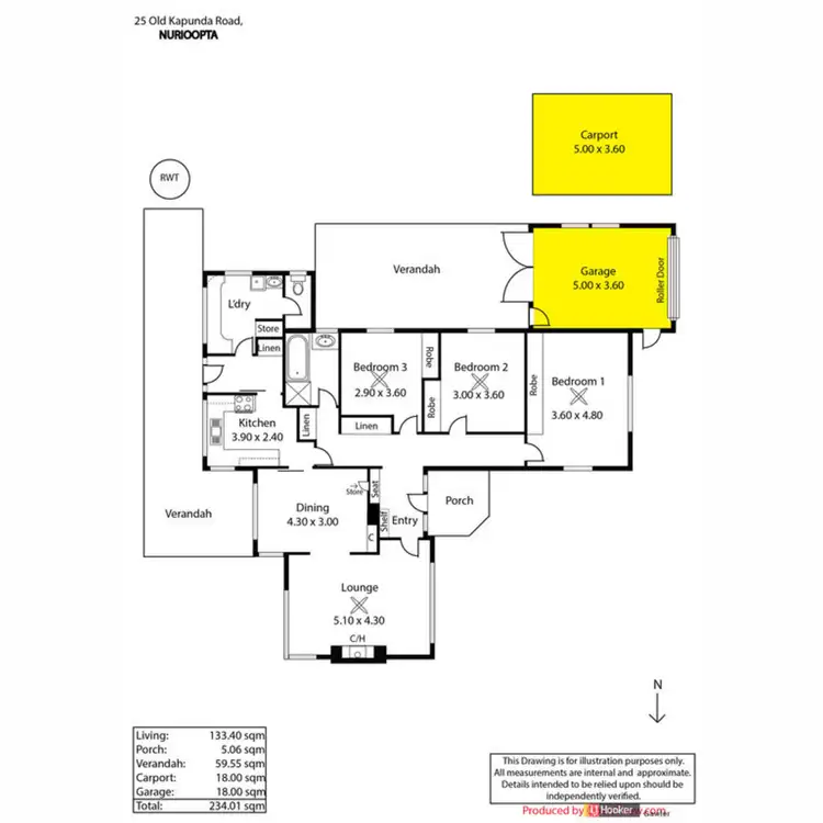 Floorplan of Homely house listing, 25 Old Kapunda Road, Nuriootpa SA 5355