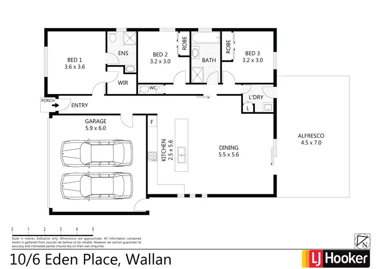 Floorplan of Homely unit listing, Unit 10/6 Eden Place, Wallan VIC 3756