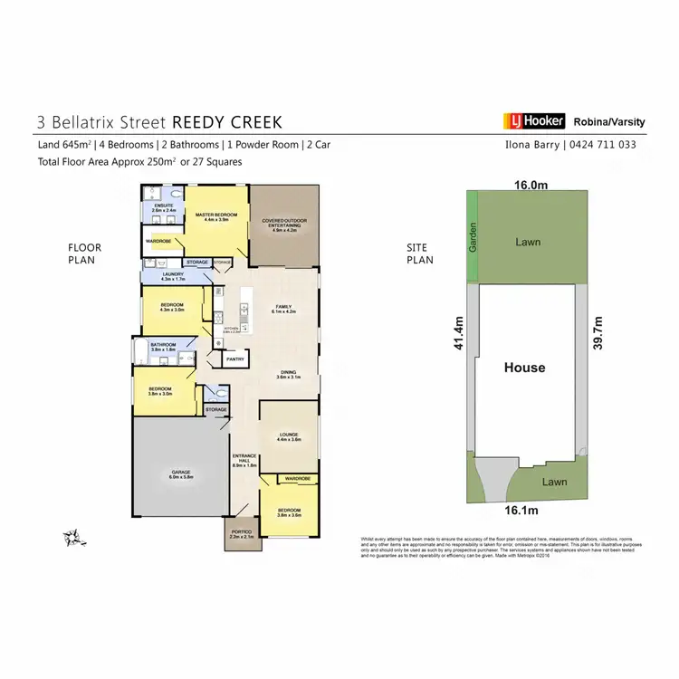 Floorplan of Homely house listing, 3 Bellatrix Street, Reedy Creek QLD 4227