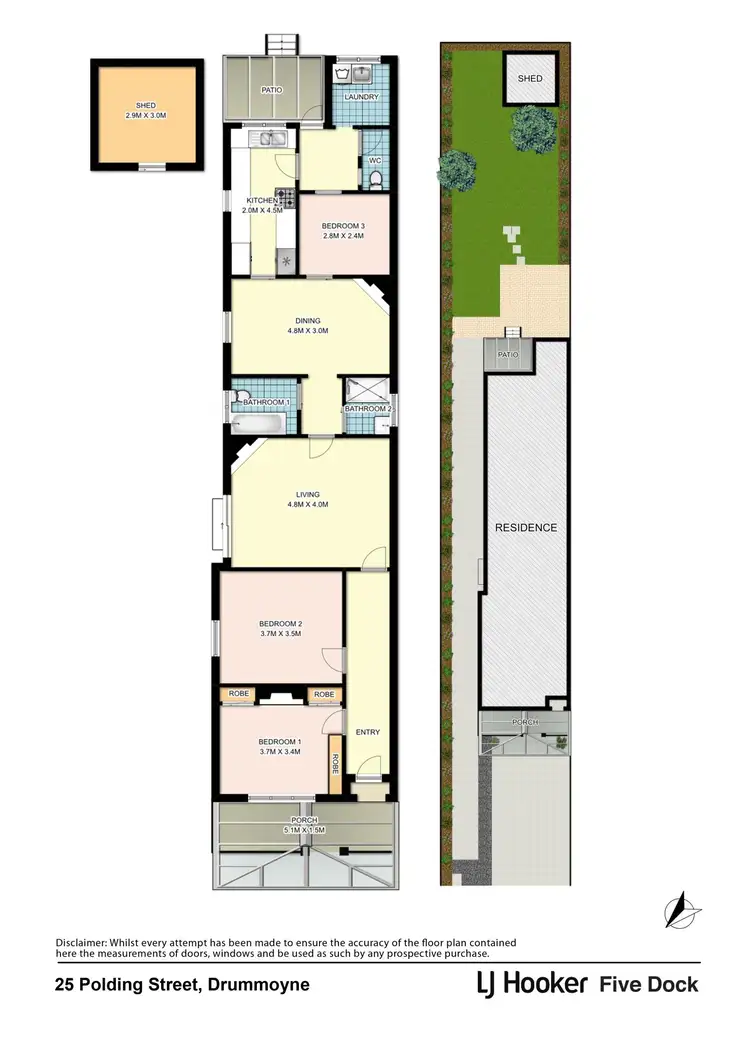 Floorplan of Homely house listing, 25 Polding Street, Drummoyne NSW 2047