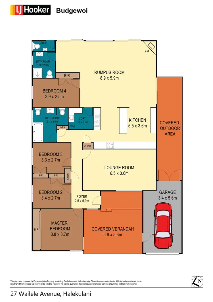 Floorplan of Homely house listing, 27 Wailele Avenue, Halekulani NSW 2262
