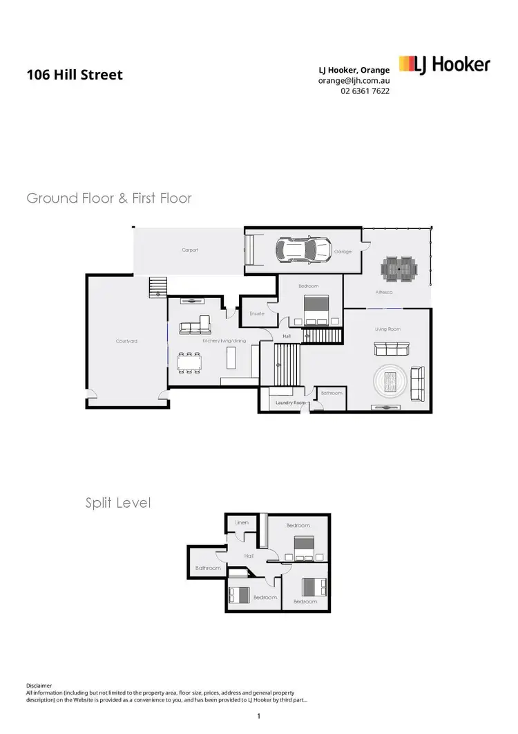 Floorplan of Homely house listing, 106 Hill Street, Orange NSW 2800