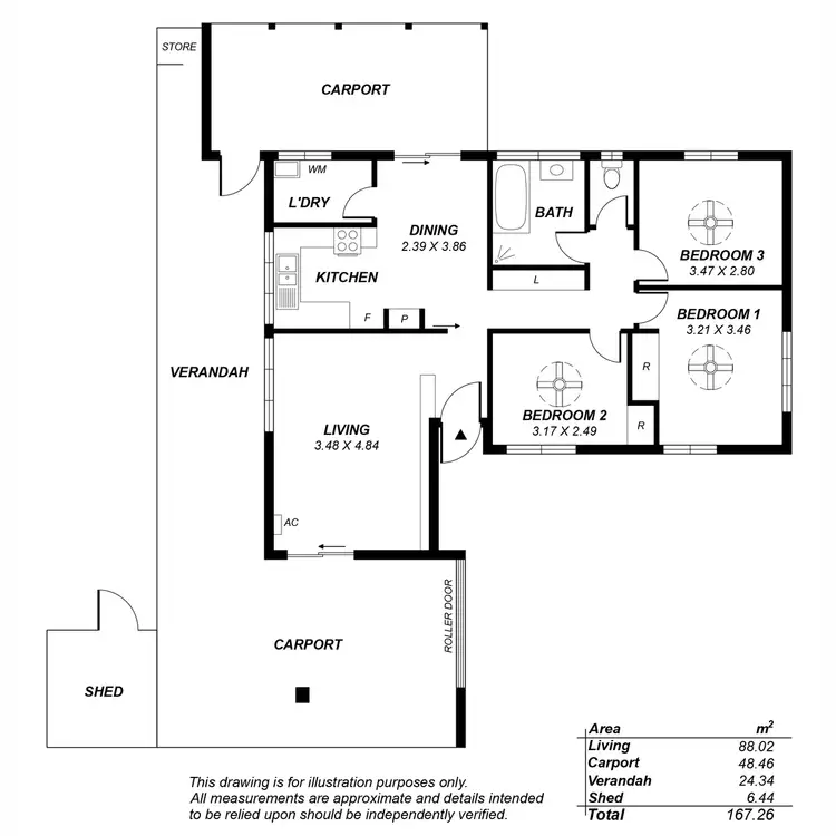 Floorplan of Homely house listing, 10 Nottingham Avenue, Salisbury East SA 5109