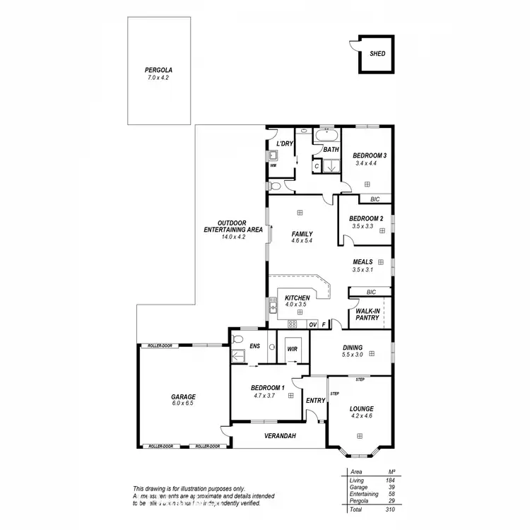 Floorplan of Homely house listing, 16 Antonia Circuit, Hallett Cove SA 5158