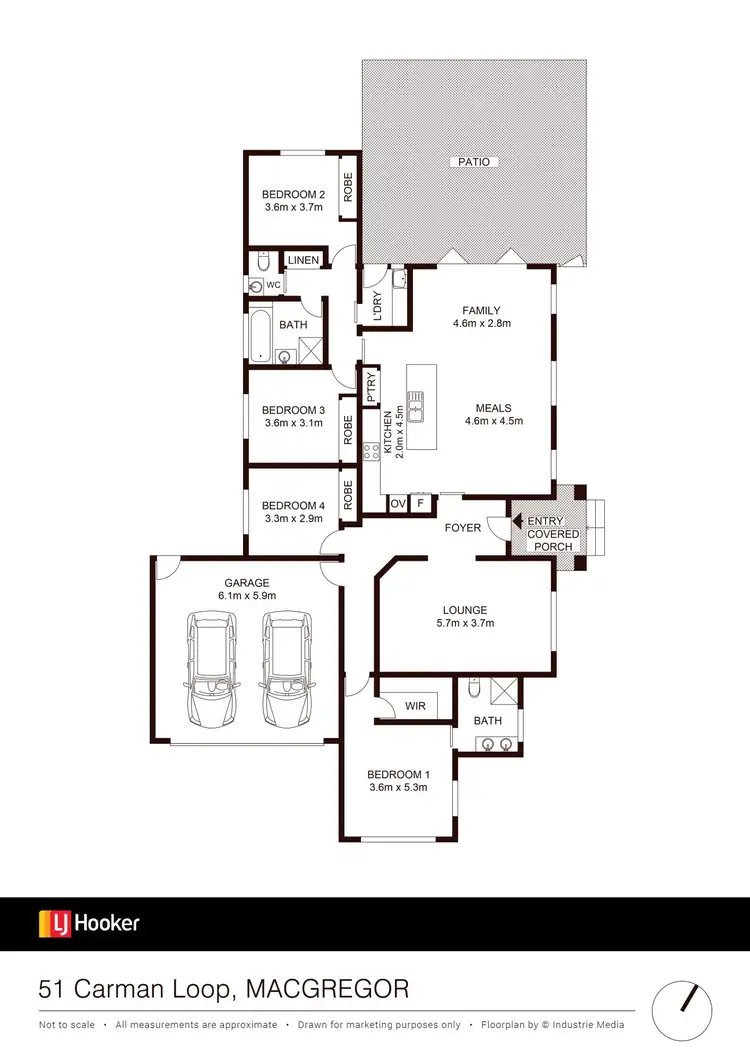 Floorplan of Homely house listing, 51 Carman Loop, Macgregor ACT 2615