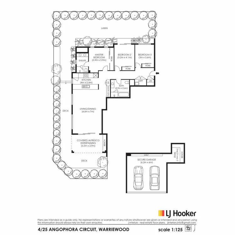 Floorplan of Homely apartment listing, 4/25 Angophora Circuit, Warriewood NSW 2102