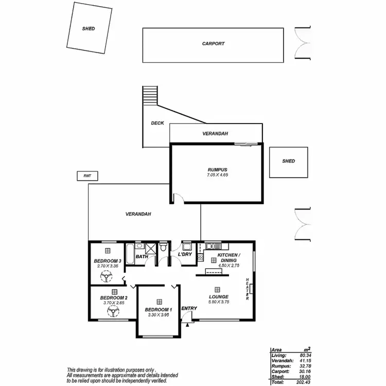 Floorplan of Homely house listing, 26 Bayvue Crescent, Ridgehaven SA 5097