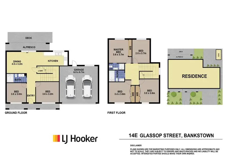 Floorplan of Homely house listing, 14E Glassop Street, Bankstown NSW 2200