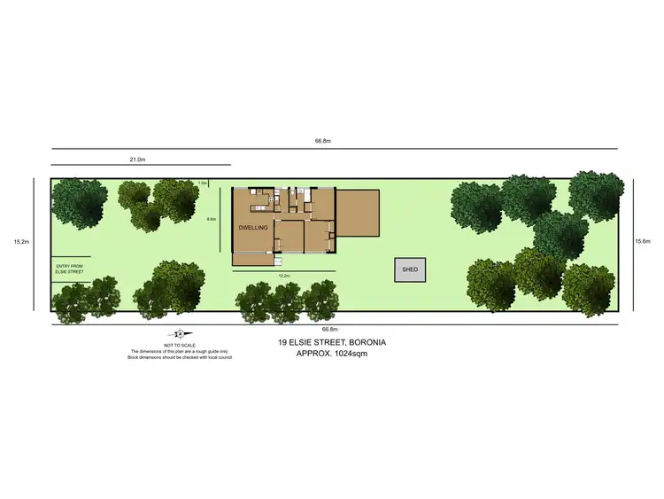 Floorplan of Homely house listing, 19 Elsie Street, Boronia VIC 3155