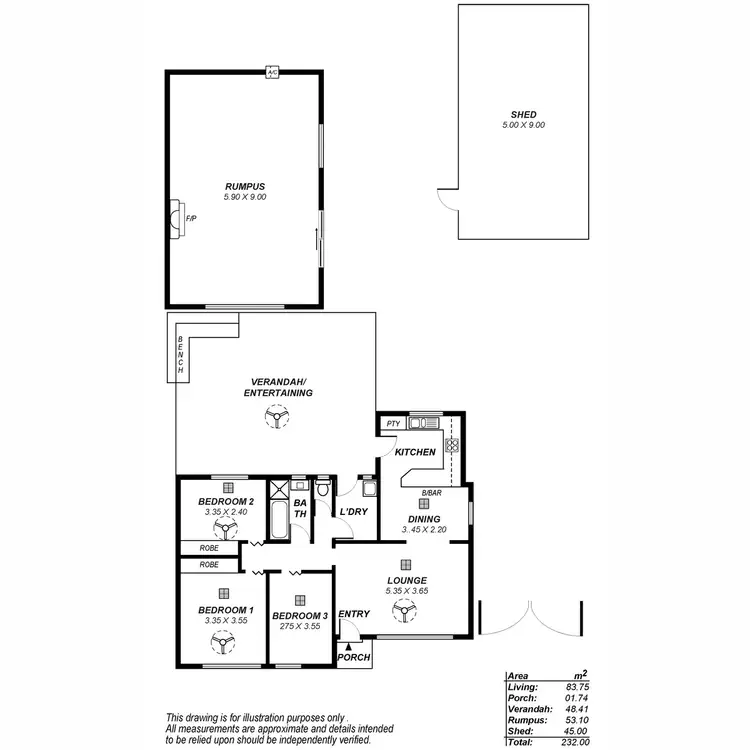Floorplan of Homely house listing, 22 Wright Road, Ingle Farm SA 5098