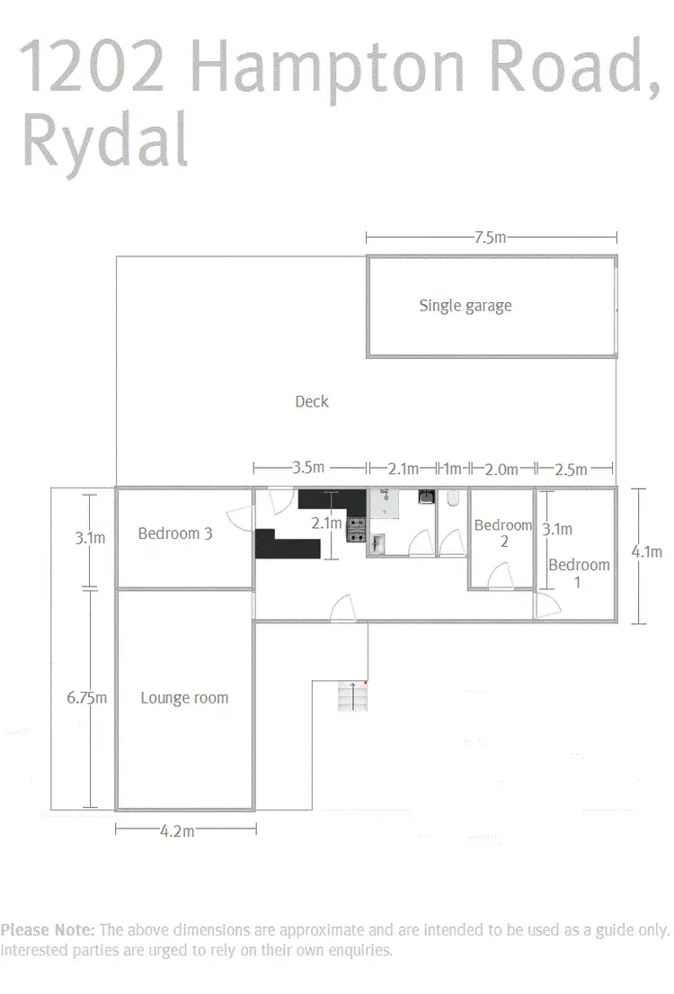 Floorplan of Homely house listing, 1202 Rydal-Hampton Road, Hampton NSW 2790