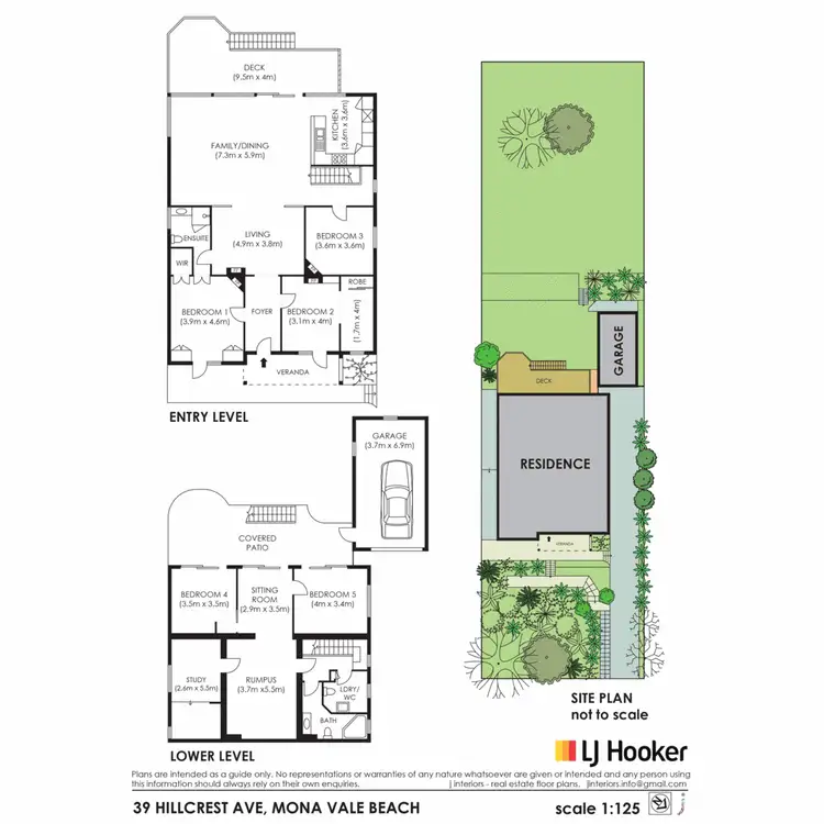 Floorplan of Homely house listing, 39 Hillcrest Avenue, Mona Vale NSW 2103