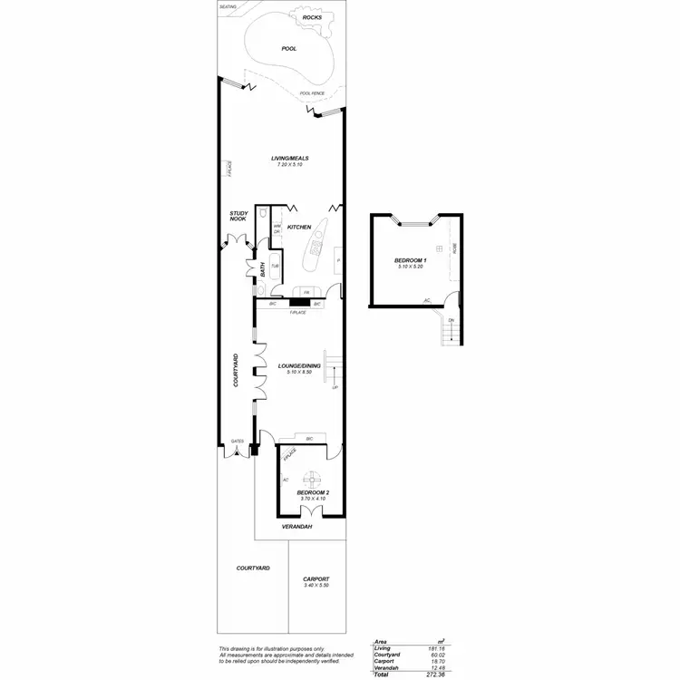 Floorplan of Homely house listing, 202 King William Road, Hyde Park SA 5061