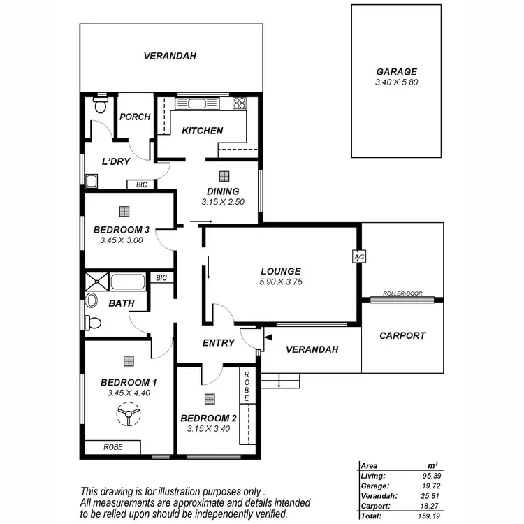 Floorplan of Homely house listing, 11 Walditch Street, Elizabeth Downs SA 5113