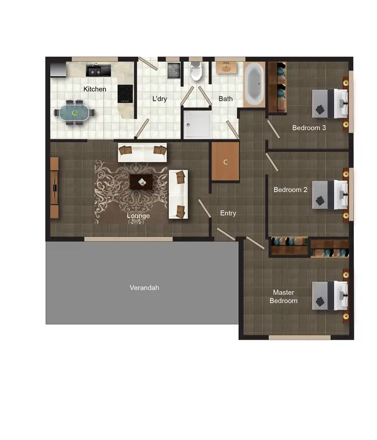 Floorplan of Homely house listing, 37 Christopher Crescent, Queanbeyan NSW 2620