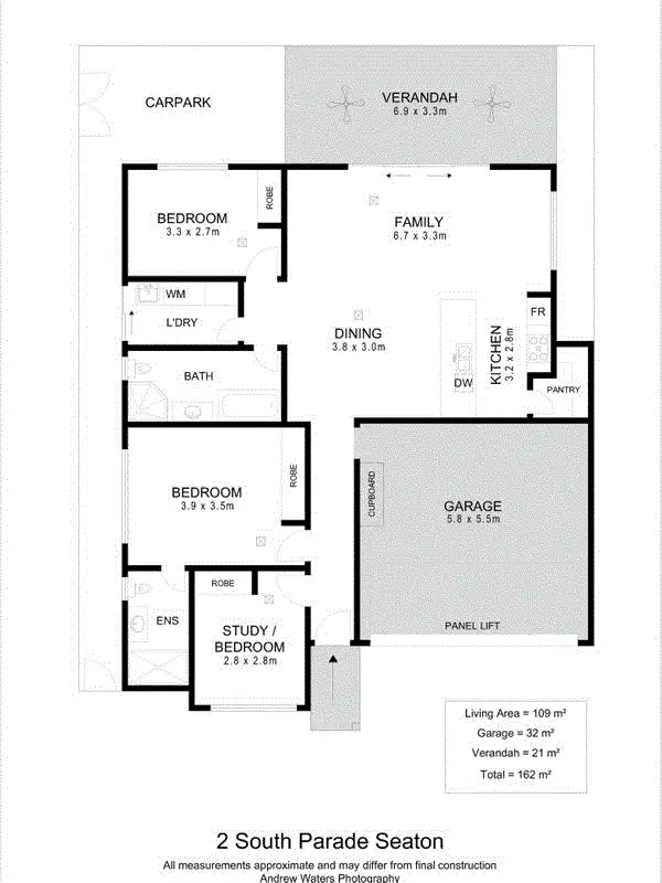 Floorplan of Homely house listing, 2 South Parade, Seaton SA 5023