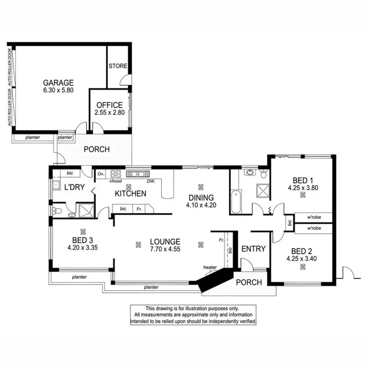 Floorplan of Homely house listing, 18 Old Drive, Novar Gardens SA 5040